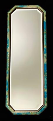 Dekoracyjne lustro w ośmiokątnej ramie