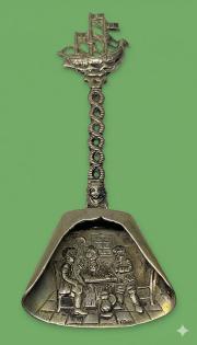 Srebrne łyżki-2 sztuki