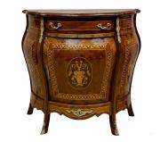 Komoda salonowa w stylu Empire stojąca na 4 giętych nogach