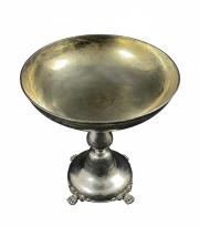 Srebrna patera stojąca na 4 lwich łapach, Wagner Berlin