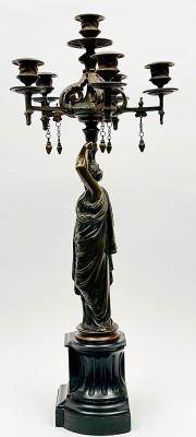 Para kandelabrów figuralnych sześcioramiennych – miniatura 4
