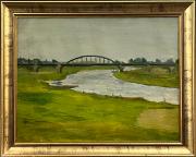 Zenon Kaczmarkiewicz (1926-1993),''Most nad Wartą koło Rogalina''