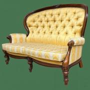 Salonowa kanapa w stylu Ludwika Filipa