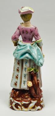 Dekoracyjna para figur „Panna i kawaler” – miniatura 8
