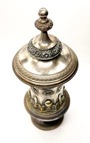 Srebrny puchar z nakrywą , Austria 1829 r, masa łączna 581 g – miniatura 6