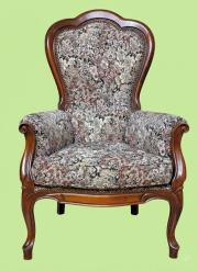 Salonowa berżera w stylu Ludwika Filipa