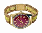 Złoty zegarek ze złotą bransoletą Poljot Automatic, masa łączna 72 g