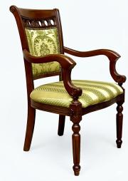 Fotel ażurowy tapicerowany