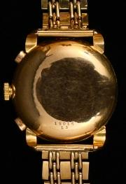 Złoty zegarek ze złotą bransoletą 18 K, ''Minerva'', masa łączna 69 g, Robert Freres Villeret Depose – miniatura 10