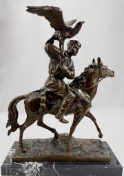 Figura sokolnika na koniu – miniatura 2