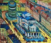 Edward Dwurnik (1943-2018), ''Poznań Plac Wolności''