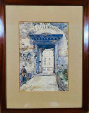 Karl Alexander Von Winkler(1860-1911), ''Wędrowiec w Spoleto'' – miniatura 2