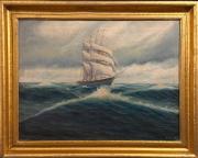 Edmund Volz (1902-1972), „Żaglowiec” – miniatura 1