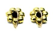 Złote kolczyki z granatami – miniatura 3