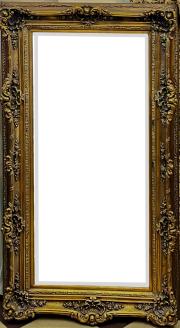 Lustro salonowe w dekoracyjnej  ramie