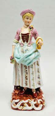 Dekoracyjna para figur „Panna i kawaler” – miniatura 3