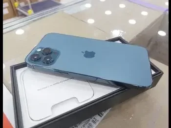 ابل  - ايفون 12  - برو ماكس  - أزرق  - 256 جيجابايت  - تحت الضمان