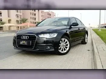Audi  A6  2015  Automatic  95,000 Km  4 Cylinder  Front Wheel Drive (FWD)  Sedan  Black  With Warranty