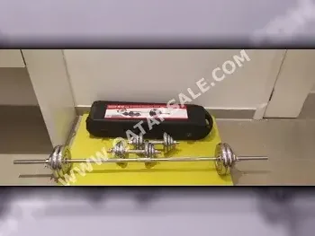 Weights - Dumbbell Plate  - Round  - White