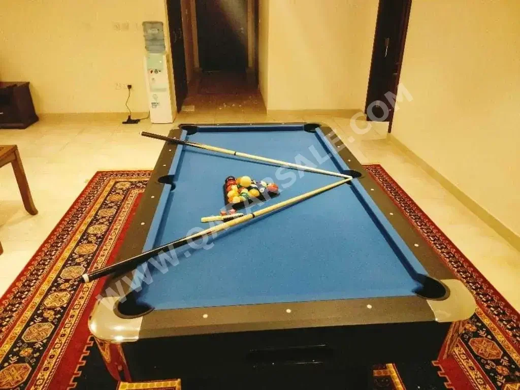 Blue  Billiard Table