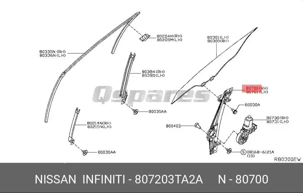Car Parts - Nissan  Altima  - Interior Parts  -Part Number: 807203TA2A