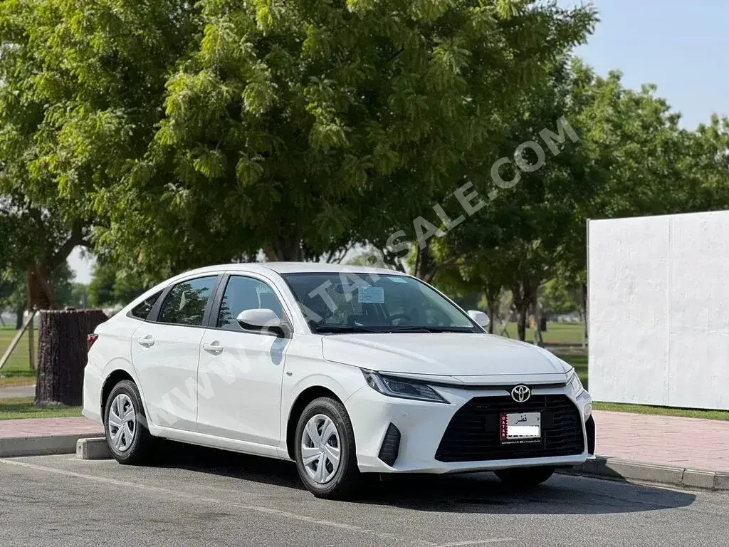 Toyota  Yaris  Sedan  White  2024