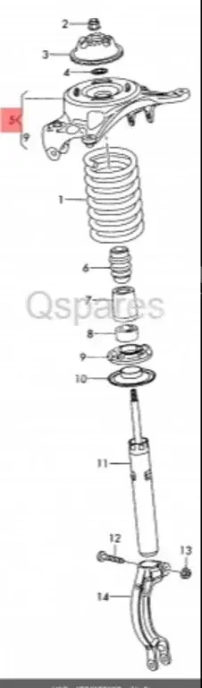 Car Parts - Audi  A6  - Body Parts & Mirrors  -Part Number: 4G0412065C