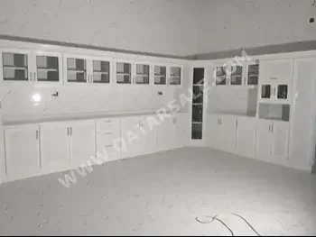 أدراج وخزائن المطبخ - أبيض  - قطر