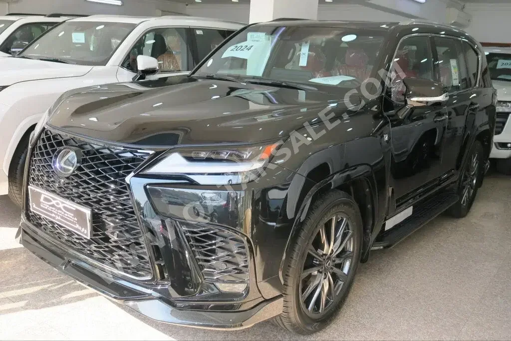 لكزس  ال اكس  600 اف سبورت  2024  اوتوماتيك  0 كم  6 سلندر  دفع رباعي  اس يو في  أسود  تحت الضمان