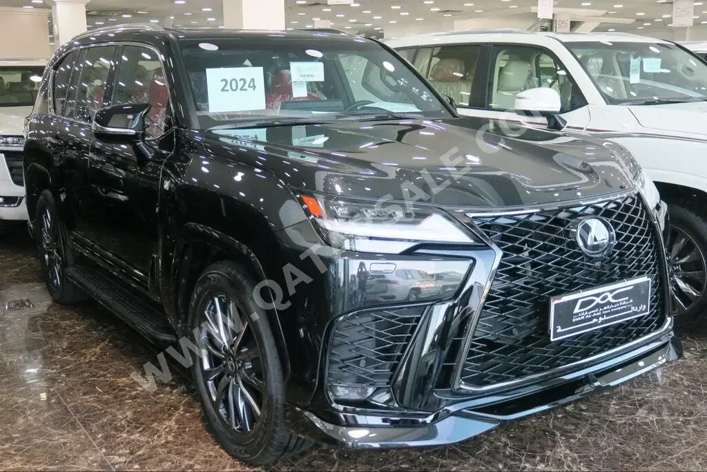 لكزس  ال اكس  600 اف سبورت  2024  اوتوماتيك  0 كم  6 سلندر  دفع رباعي  اس يو في  أسود  تحت الضمان
