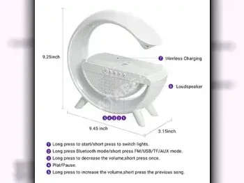 Speakers 1  White /  HyperCep  2021  China  20 CM  5.5 CM  8 CM  Bluetooth