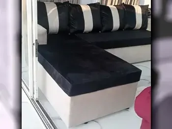 Sofas, Couches & Chairs L shape  - Black