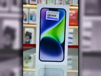 ابل  - ايفون 14  - بلس  - أرجواني  - 256 جيجابايت  - تحت الضمان