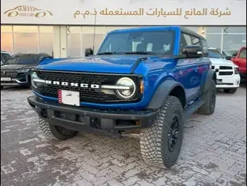 فورد  برونكو  وايلد تراك  2021  اوتوماتيك  14,000 كم  6 سلندر  دفع رباعي  اس يو في  ازرق  تحت الضمان