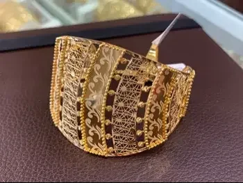 Gold Woman  Bracelet  By Weight  Bahrain  22.36 Gram  Free Shipping  Yellow Gold  21k