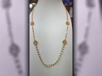 Gold Woman  Necklace  By Weight  Bahrain  14.5 Gram  Yellow Gold  21k