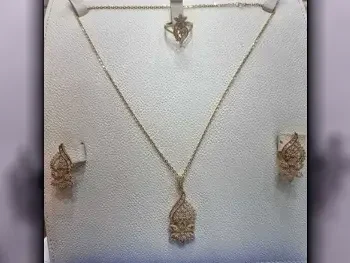 Gold With Stone(s)  Woman  Set  By Weight  Italy  20.8 Gram  Yellow Gold  18k