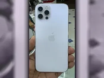 ابل  - ايفون 12  - برو  - أبيض  - 256 جيجابايت