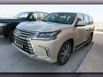Lexus  LX  570  2017  Automatic  150,000 Km  8 Cylinder  Four Wheel Drive (4WD)  SUV  Gold