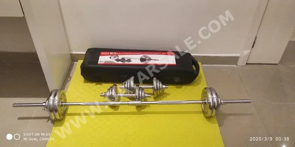 Weights - Adjustable Dumbbells - Round - Gray