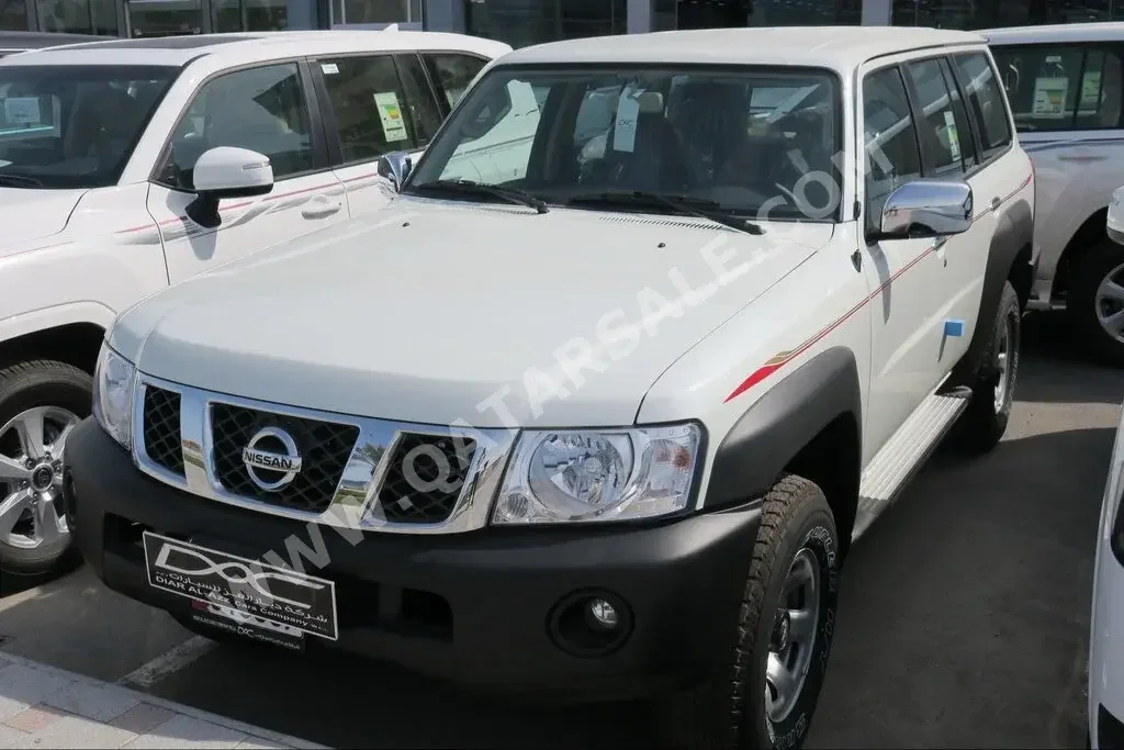 Nissan  Patrol  GL  2023  Automatic  0 Km  6 Cylinder  Four Wheel Drive (4WD)  SUV  White  With Warranty