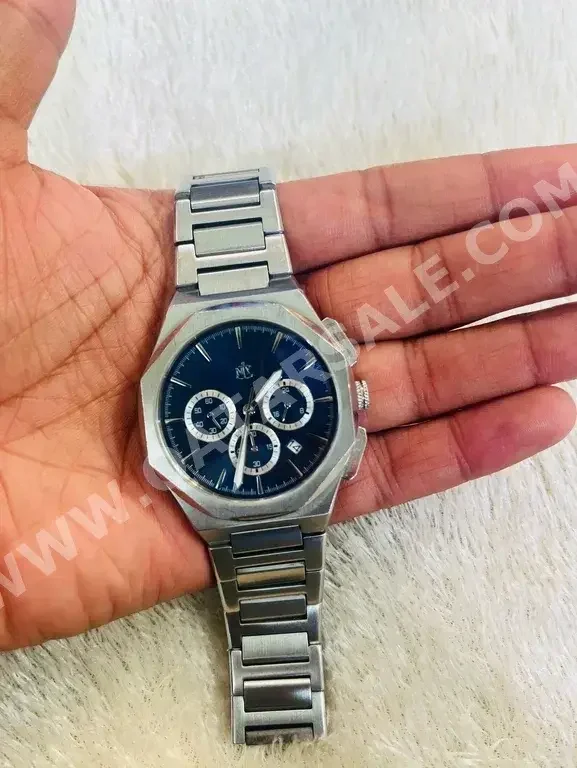 Watches Quartz Watch  Silver  Men Watches