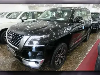 Nissan  Patrol  Titanium  2023  Automatic  0 Km  8 Cylinder  Four Wheel Drive (4WD)  SUV  Black  With Warranty