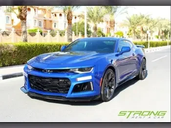 شفروليه  كمارو زد ال ون  8 سلندر  سبورت \ كوبيه  ازرق  2022