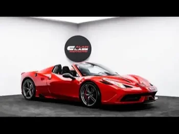 Ferrari  458  2015  Automatic  3,239 Km  8 Cylinder  Rear Wheel Drive (RWD)  Coupe / Sport  Red  With Warranty