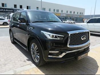 Infiniti  QX  80  2020  Automatic  60,000 Km  8 Cylinder  Four Wheel Drive (4WD)  SUV  Black