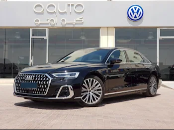 Audi  A8  L  2023  Automatic  24٬000 Km  6 Cylinder  All Wheel Drive (AWD)  Sedan  Black  With Warranty