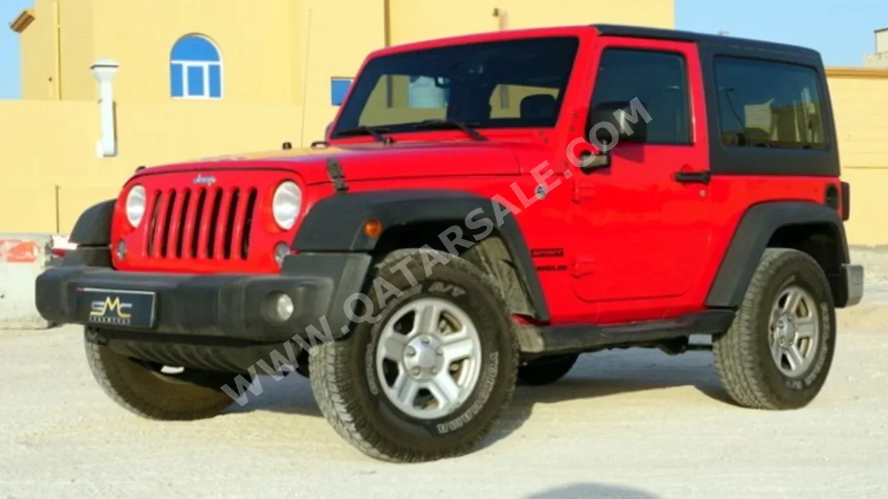 Jeep  Wrangler  Sport  2016  Automatic  83,000 Km  6 Cylinder  Four Wheel Drive (4WD)  SUV  Red