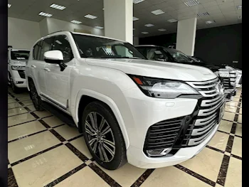  لكزس  ال اكس  600 لكجري  2024  اوتوماتيك  0 كم  6 سلندر  دفع رباعي  اس يو في  أبيض  تحت الضمان