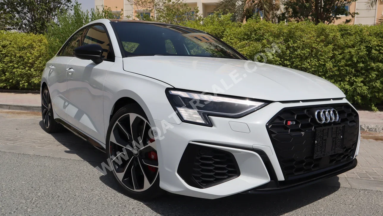 اودي  اس 3  4 سلندر  سبورت  أبيض  2024